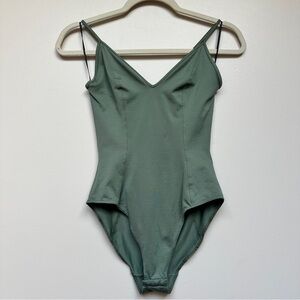 H&M Women's Green Bodysuit - Size 10